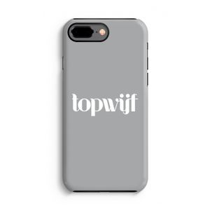 Topwijf Grijs Wit: iPhone 8 Plus Tough Case