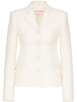 Valentino Garavani blazer à détails de nœuds - Blanc - thumbnail