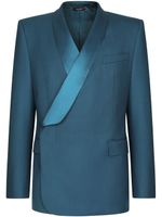 Dolce & Gabbana blazer Sicilia à boutonnière croisée - Bleu