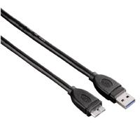 Hama micro-USB 3.0-kabel afgeschermd 0,75 m