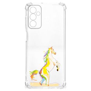 Samsung Galaxy M13 4G | M23 Stevig Bumper Hoesje Horse Color