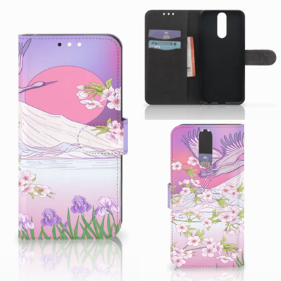 Huawei Mate 10 Lite Telefoonhoesje met Pasjes Bird Flying Huawei Mate 10 Lite Telefoonhoesje met Pasjes Bird Flying