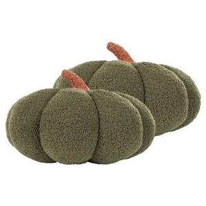 Beliani - MUNCHKIN - Sierkussen set van 2 - Groen - 35 cm - Bouclé