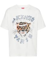 Kenzo t-shirt à motif tête de tigre signature - Blanc - thumbnail