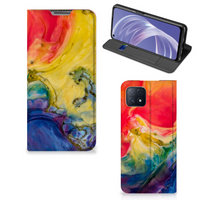 Bookcase OPPO A73 5G Watercolor Dark