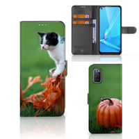 OPPO A72 | OPPO A52 Telefoonhoesje met Pasjes Kitten