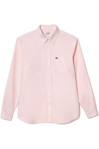 Lacoste Regular Fit Overhemd roze, Effen