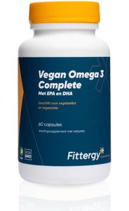 Fittergy Omega 3 vegan 150mg DHA 75mg EPA (60 caps)