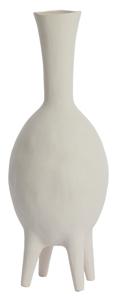 Light & Living Vaas Nugina Keramiek, 63cm - Mat Crème