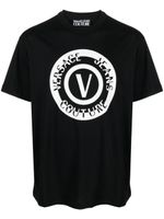 Versace Jeans Couture t-shirt à logo imprimé - Noir