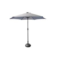 Gardington Parasol – Kantelbaar – Aluminium – Licht Grijs - 270 Cm