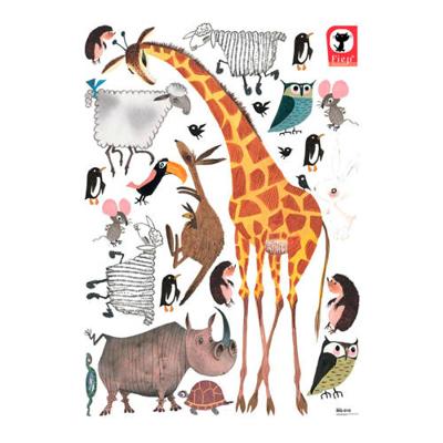 KEK Amsterdam muursticker Fiep Westendorp dieren (set van 24) KEK Amsterdam muursticker Fiep Westendorp dieren (set van 24)