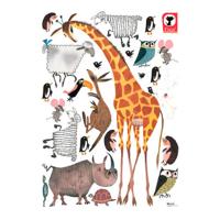 KEK Amsterdam muursticker Fiep Westendorp dieren (set van 24)