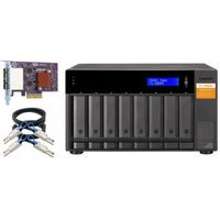 QNAP TL-D800S behuizing voor opslagstations 2.5/3.5 HDD-/SSD-behuizing Zwart, Grijs - thumbnail