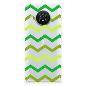 Nokia X10 | X20 TPU bumper Zigzag Groen