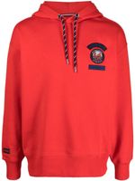 Tommy Hilfiger hoodie à logo brodé - Rouge