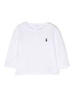 Ralph Lauren Kids t-shirt à logo Polo Pony brodé - Blanc