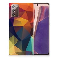 Samsung Note 20 TPU Hoesje Polygon Color - thumbnail