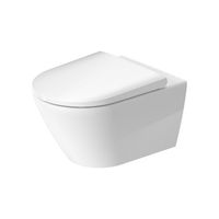 Toilet Duravit D-Neo Wand WonderGliss Rimless Diepspoel 54 cm Durafix Hoogglans Wit Duravit