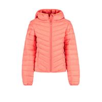 America Today Junior gewatteerde tussenjas Alice koraalrood