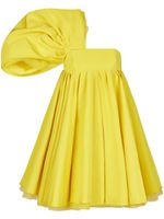 Nina Ricci robe asymétrique à une épaule - Jaune - thumbnail