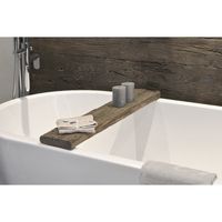 Looox Wooden collection bath shelf raw ca 88x16x4cm massief eiken WBSHRAW88