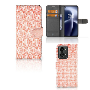 OnePlus Nord 2T Telefoon Hoesje Pattern Orange