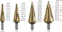 Rotec HSS Trappenboren S.P. TIN Nr.9 6,0-37,0 - 4250290