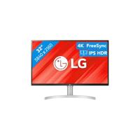 LG Display 31,5 inch wit IPS 16:9 UHD 4K 3840x2160 350cd/m² 5ms 2xHDMI Displayport HP2x5W AMD FreeSync™ Mode DAS Black Stabilizer verstelbare standaard hoog