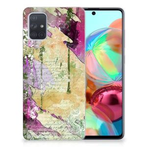 Hoesje maken Samsung Galaxy A71 Letter Painting