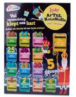 Grafix aftelkalender Sinterklaas junior 40 x 23 cm karton zwart