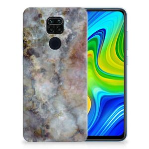 Xiaomi Redmi Note9 TPU Siliconen Hoesje Marmer Grijs