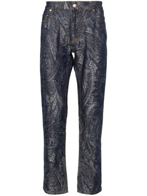 ETRO Straight broek - Blauw