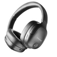 Intenso O400HA Over-Ear Hoofdtelefoon, hybride actieve ruisonderdrukking, tot 75 uur looptijd en Bluetooth 5.3, met muziekmodus, transparantiemodus en snelle oplaadtijd, zwart