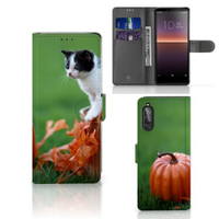 Sony Xperia 10 II Telefoonhoesje met Pasjes Kitten - thumbnail