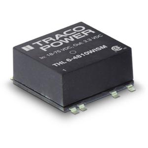 TracoPower THL 6-2422WISM DC/DC-converter, SMD 24 V/DC 12 V/DC, -12 V/DC 250 mA 6 W Aantal uitgangen: 2 x Inhoud 1 stuk(s)