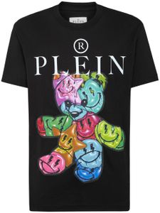 Philipp Plein t-shirt en coton à imprimé graphique - Noir