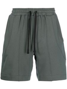 STYLAND x notRainProof drawstring organic cotton shorts - Vert