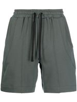 STYLAND x notRainProof drawstring organic cotton shorts - Vert - thumbnail