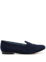 Blue Bird Shoes mocassins Face To Face en daim - Noir