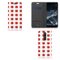 Nokia 5.1 (2018) Flip Style Cover Paprika Red - thumbnail