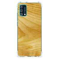 Samsung Galaxy M02s | A02s Stevig Telefoonhoesje Licht Hout