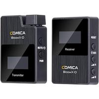 comica BoomX-D D1 draadloze microfoonset met 1 zender en ontvanger voor camera en smartphone