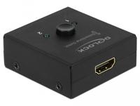 Delock 64072 HDMI 2 - 1 schakelaar bidirectioneel 4K 60 Hz compact