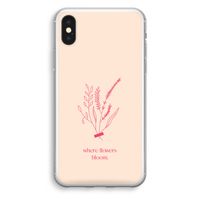 Where flowers bloom: iPhone X Transparant Hoesje - thumbnail