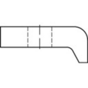 TOOLCRAFT 137757 Klemplaten 12 mm Staal thermisch verzinkt 1 stuk(s)