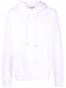 Lanvin hoodie à logo brodé - Blanc