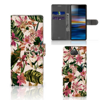 Sony Xperia 10 Hoesje Flowers - thumbnail