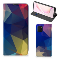 Samsung Galaxy Note 10 Lite Stand Case Polygon Dark - thumbnail