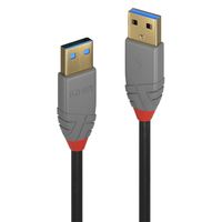 Lindy 36751 USB-kabel 1 m USB 3.2 Gen 1 (3.1 Gen 1) USB A Zwart - thumbnail